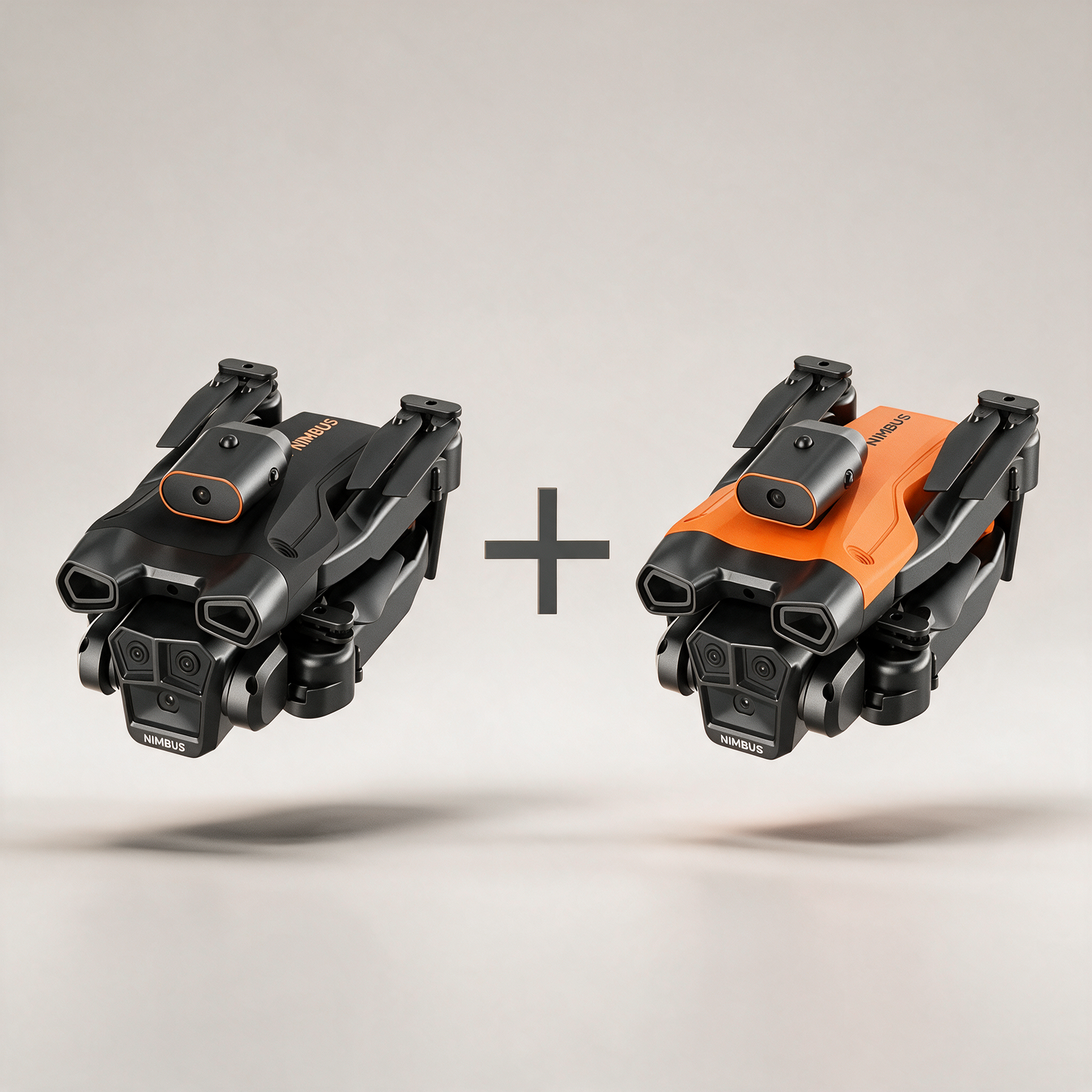 Lot de 2 drones NIMBUS — noir + orange